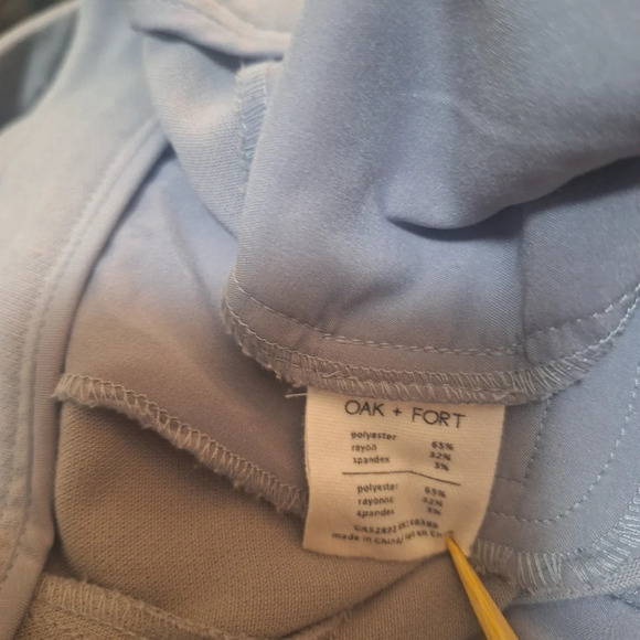 Frank & Oak balloon/barrel leg extra high waist cropped pantsSZ L - Picture 9 of 9